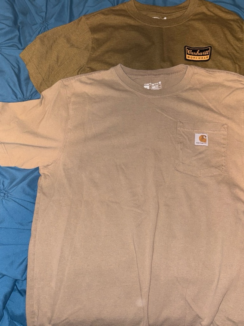 Carhartt Men's Short-Sleeve Pocket Tee — Brown/Tan